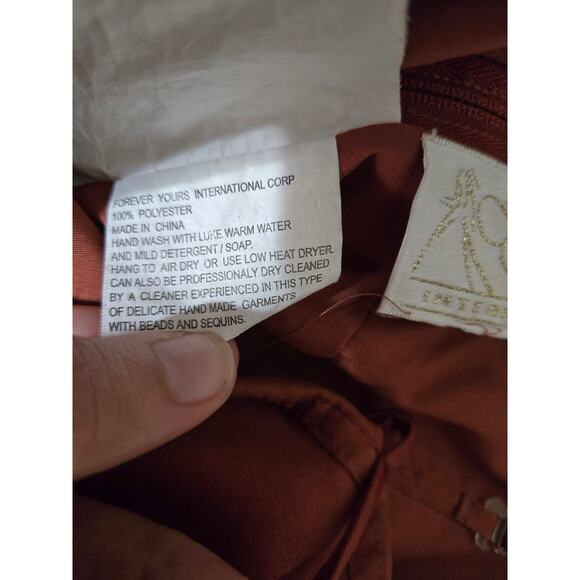 Forever yours international size 14 women's full length formal gown - Picture 10 of 12